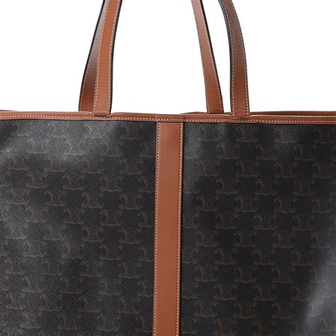 Celine triomphe canvas cabas bag